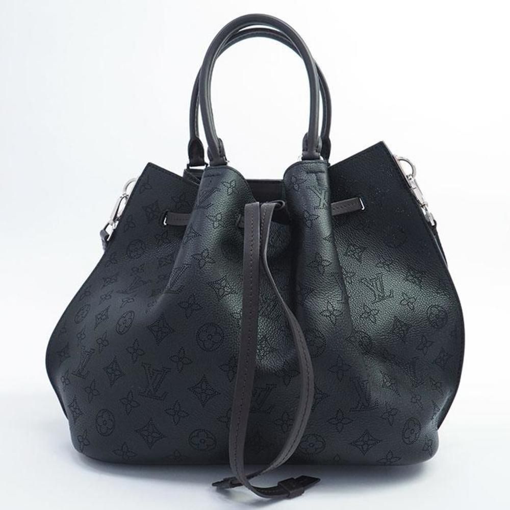 Louis Vuitton Girolatta Mahina Handbag Black